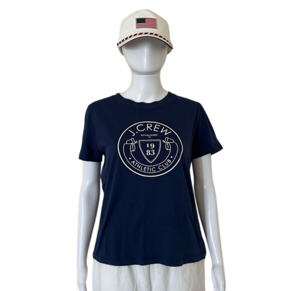 J.Crew Broken-in Jersey "J.Crew Athletic Club" relaxed Short Sleeve T-shirt S
